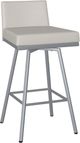 Amisco Customizable Linea Low Back Swivel Counter Stool-0