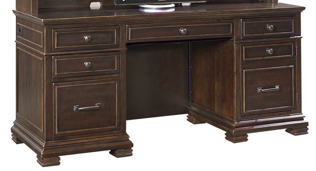 Aspenhome® Weston Brown Ale 66" Credenza Desk-0