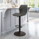 Zuo® Modern Seth Dark Bronze/Vintage Gray Bar Stool-4