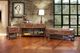 International Furniture Direct Urban Gold Brown Sofa Table-3
