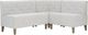 Powell® Auden Light Gray Nook Corner Bench-2