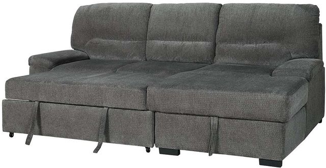 Signature Design by Ashley® Yantis 2-Piece Gray Right-Arm Facing Sofa Sleeper Sectional and Chaise-0