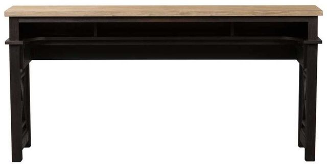 Liberty Furniture Heatherbrook Ash Console Bar Table with Charcoal Base-2