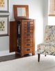 Powell® Anna Lee Mission Oak Jewelry Armoire-1