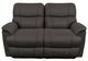La-Z-Boy® Trouper Walnut Leather Power Reclining Loveseat with Headrest-1