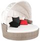 CabanaCoast® Customizable Louvre Wicker Outdoor Daybed-3