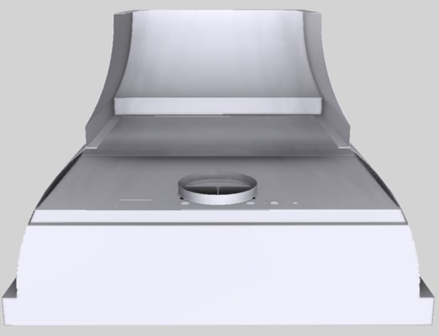 Vent-A-Hood® Designer Series 42" White Wall Mounted Range Hood-2