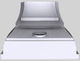 Vent-A-Hood® Designer Series 42" White Wall Mounted Range Hood-2