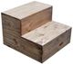 Million Dollar Rustic Brown Bed Steps-0