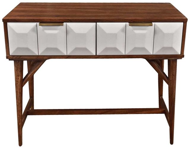 Steve Silver Co. Ginny Burnished Walnut Console Table-1