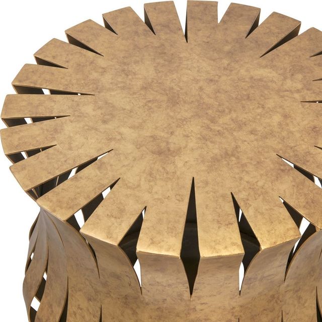 Uttermost® Arida Aged Gold Accent Table-3