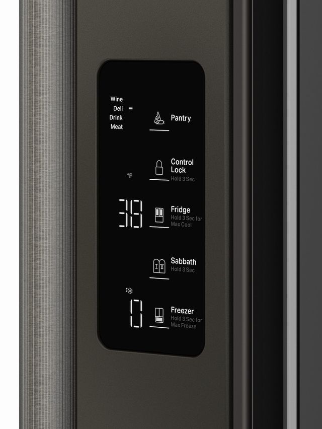 KitchenAid® 36" 24.3Cu. Ft. Black Ore Counter Depth French Door Refrigerator with Interior Dispense-4