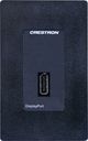 Crestron® Media Presentation Wall Plate-Black-0