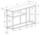Monarch Specialties Inc. Grey 48"L Black Metal Hall Console Table-3