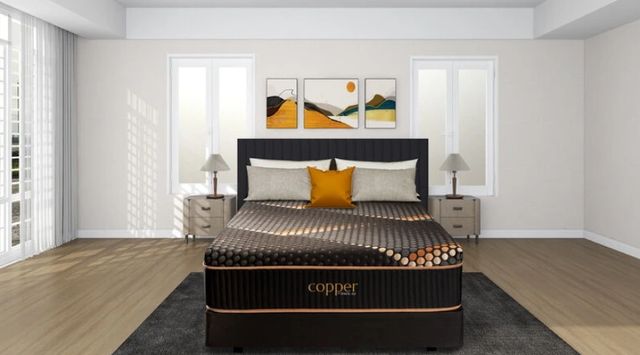 Spring Air® Copper 13.5" Hybrid Firm Quilted Top Queen Mattress-1