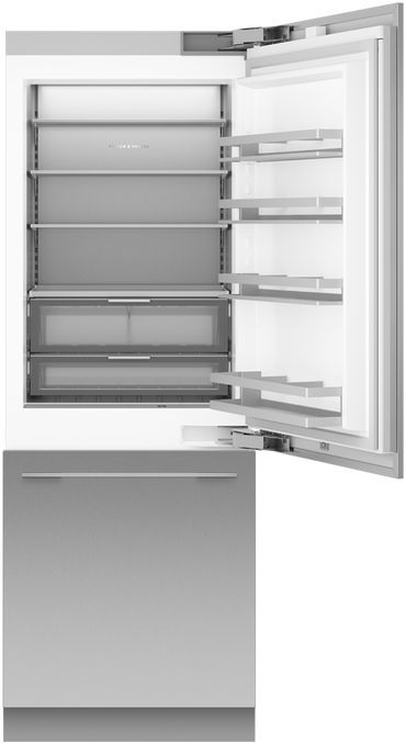 Réfrigérateur à congélateur inférieur de 30 po à profondeur comptoir Fisher & Paykel® série 11 de 15.9 pi³ - Prêt pour le panneau-3