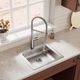 Elkay Lustertone® Classic Lustrous Satin 19-1/2" x 19" x 5" 1-Hole Single Bowl Drop-In ADA Sink-2