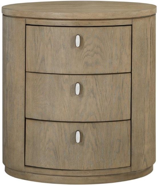 Bernards Trilogy Toffee Oval Nighstand-1
