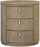 Bernards Trilogy Toffee Oval Nighstand-1