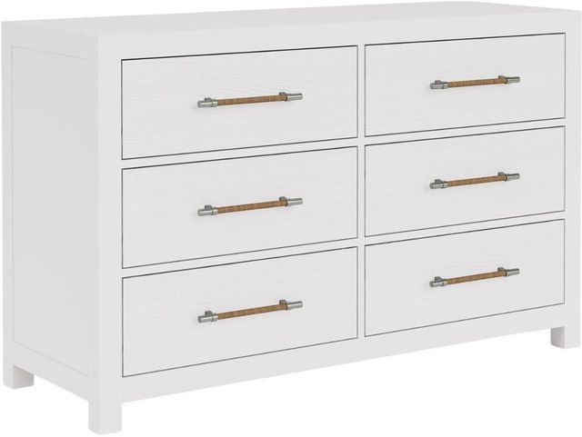 Riverside Furniture Rosalie Small White Caps Dresser-0