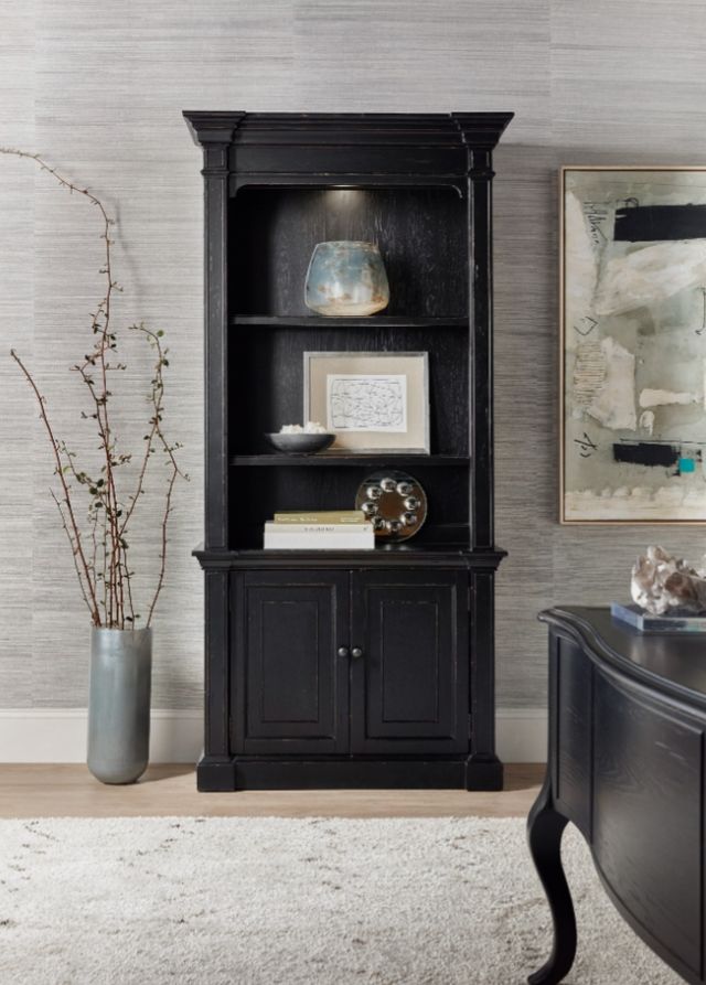 Hooker® Furniture Work Your Way Bristowe Tuxedo Bookcase-1