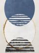 Stylecraft Inside Out II Black/Blue/White Wall Art-1