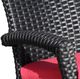 CabanaCoast® Customizable Brighton Wicker Outdoor Dining Arm Chair-3