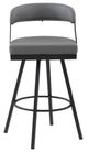 Homelegance® Crowley Gray Pub Swivel Chair-4