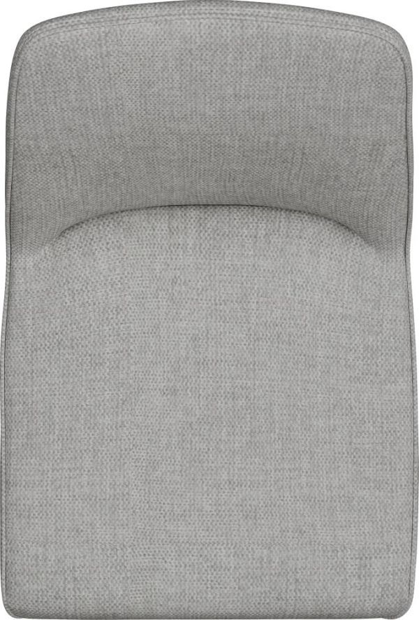 Emerald Home Trista 2-Piece Gray Upholstered Dining Chair Set-4
