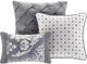Olliix by Madison Park 7 Piece Grey Queen Vienna Cotton Printed Comforter Set-2