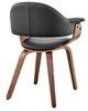 Armen Living Adalyn Black Dining Chair-2