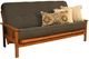 Kodiak Furniture Linen Charcoal 8" Coil Hinged Innerspring Full Futon Mattress -0