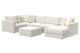 iAmerica Aviator Chalk 5pc Right Arm Chaise Sectional-0
