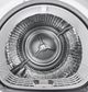 GE® 4.1 Cu. Ft. White Front Load Ventless Electric Dryer-5