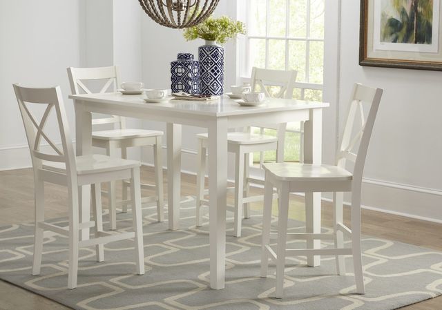 Jofran inc. Simplicity Paperwhite Counter Table-1