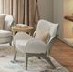 Michael Amini® Camellia Field Caramel Accent Chair-1