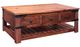 International Furniture Direct Parota Brown Cocktail Table-0