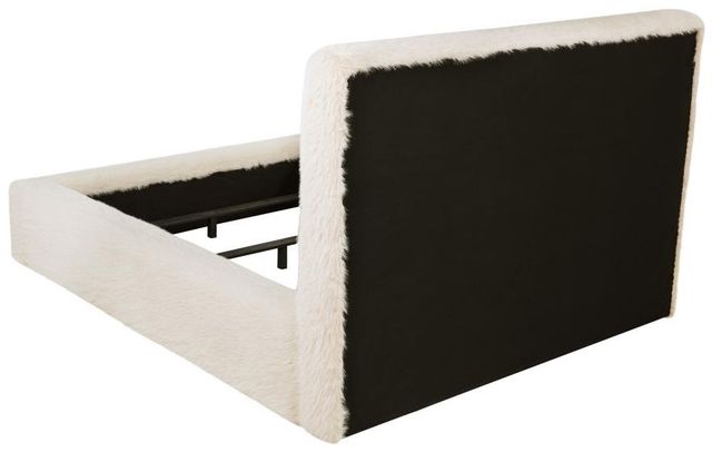 Coaster® Rebecca Cream California King Upholstered Panel Bed-3
