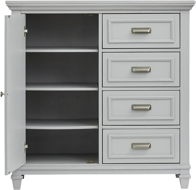 Magnussen Home® Charleston Harbor Gray 1-Door 4-Drawer Chest-3