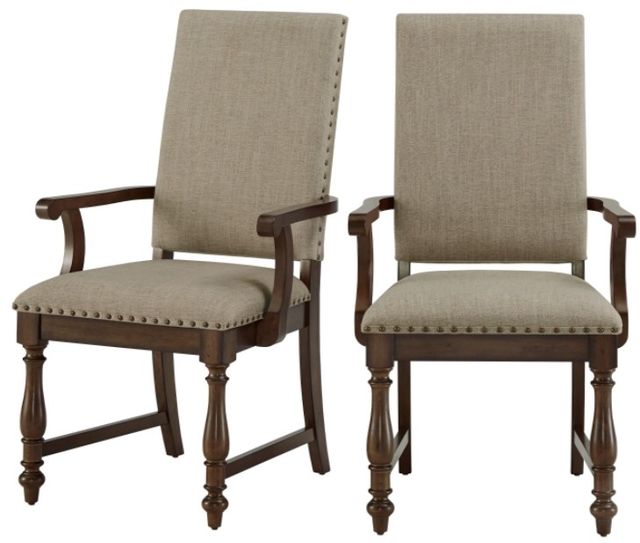 Homelegance® Stonington Beige Dining Arm Chair-3