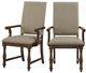 Homelegance® Stonington Beige Dining Arm Chair-3