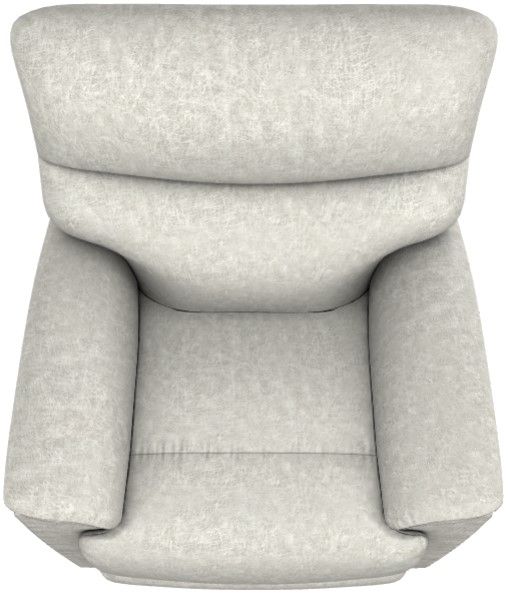 La-Z-Boy® Trouper Dove Power Wall Recliner with Headrest and Lumbar-4