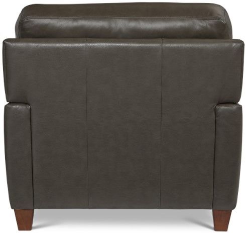 La-Z-Boy® Draper Pewter Leather Chair-4