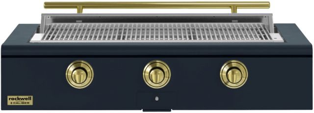 Caliber™ Rockwell Social 3-Burner Juniper Built-In Natural Gas Grill with Brass Hardware-0