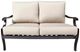 CabanaCoast® Customizable Bloom Aluminum Outdoor Loveseat-1