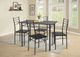 Nationwide Furniture Distributors Charcoal  5-Piece Dining Room Set-0