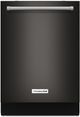 KitchenAid® 24" Black Stainless Steel with PrintShield™ Finish Built In Dishwasher-0