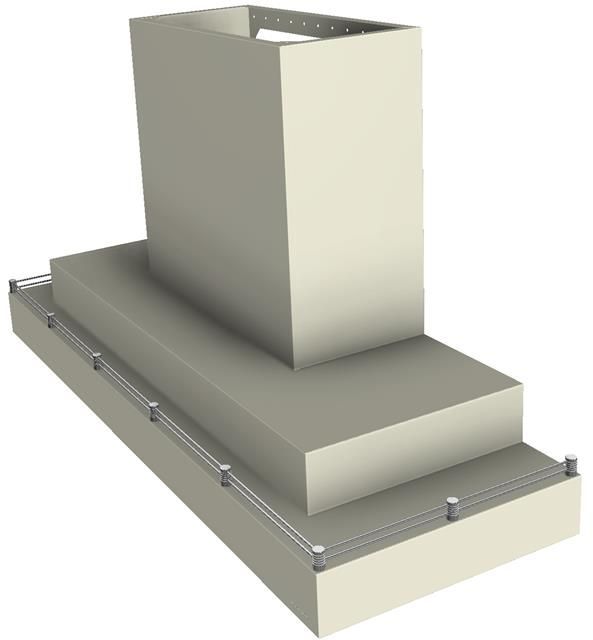 Vent-A-Hood® 60" Biscuit Contemporary Wall Mount Range Hood-1