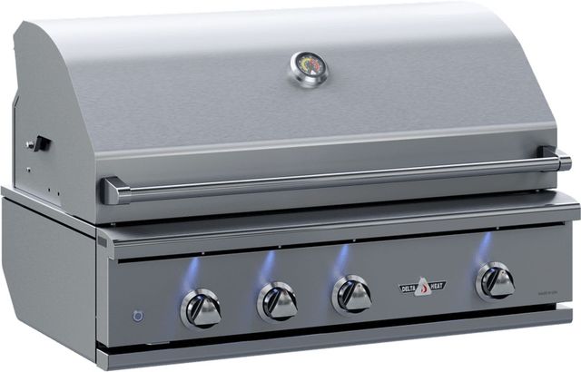 Delta Heat 3-Burner Stainless Steel/White Built-In Natural Gas Grill-1