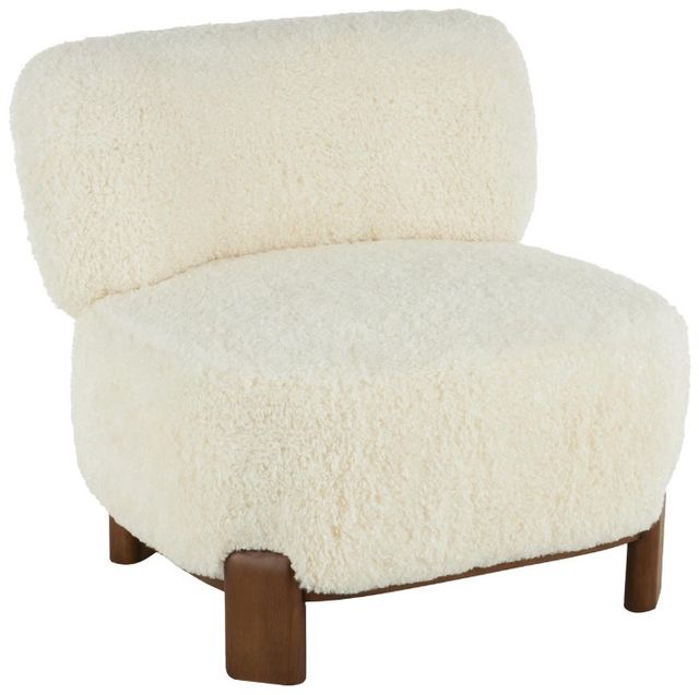 Deco Marche White Accent Chair-0